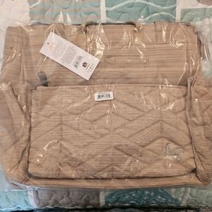 Lug soprano tote brushed gold NWT